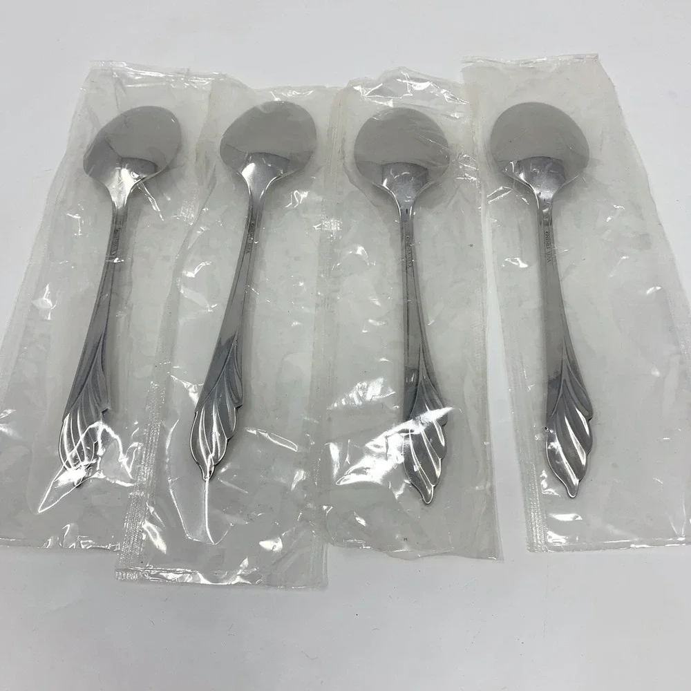 Set of 4 Oneida USA - LIBERTY'S LIGHT Stainless Flatware 6-7/8